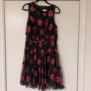 Kate Spade silk poppy dress size 12